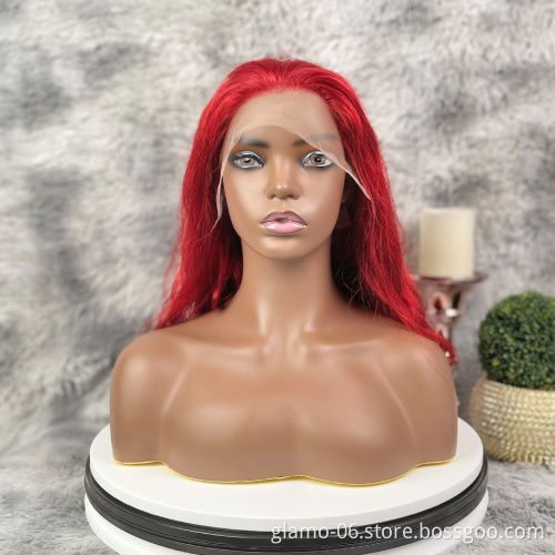 150% 180% 200% Wholesale 4X4 Lace Closure Wig Vendors 100% Cuticle Aligned Wig 4X4 Closure Natural Straight Human Hair Wigs